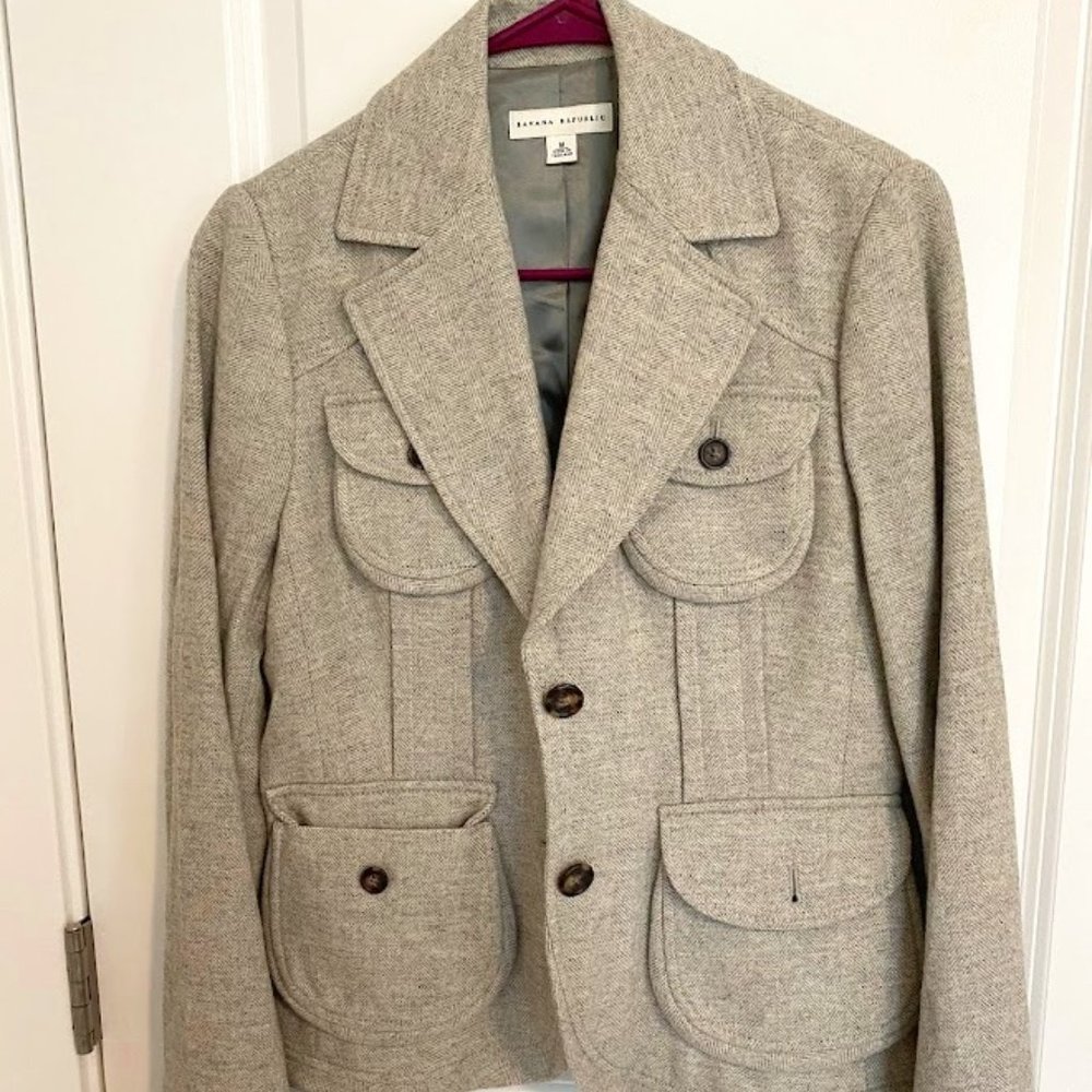 Banana Republic Grey Blazer
